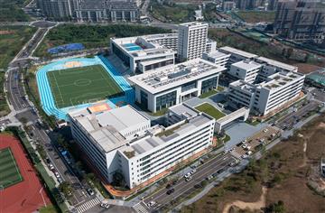 开学第一天！市建筑院作品天府新区香山中学正式投用