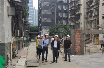 集团副总经理钟翔赴市建筑院在建项目开展中秋国庆节前安全督导检查