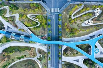 国庆走街巷 | 鹿溪智谷核心区绿廊