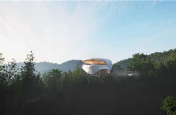 CDAD项目 | 蓥华山惊现“古蜀之眼”，360°沉浸式观日出，预计10月完工