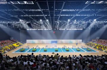 世界赛事进公园丨观众席超4千座，台球赛事场馆预计6月全面完工